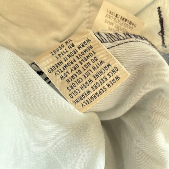 LL Bean Womens Classic Fit Denim Capri Pant Size 14 - Picture 10 of 10